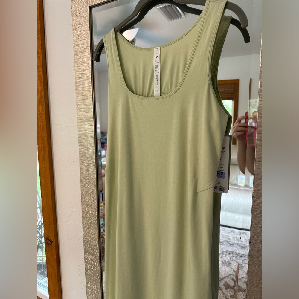 lululemon athletica Light Yellow Cutout Midi Dress - Picture 7 of 8